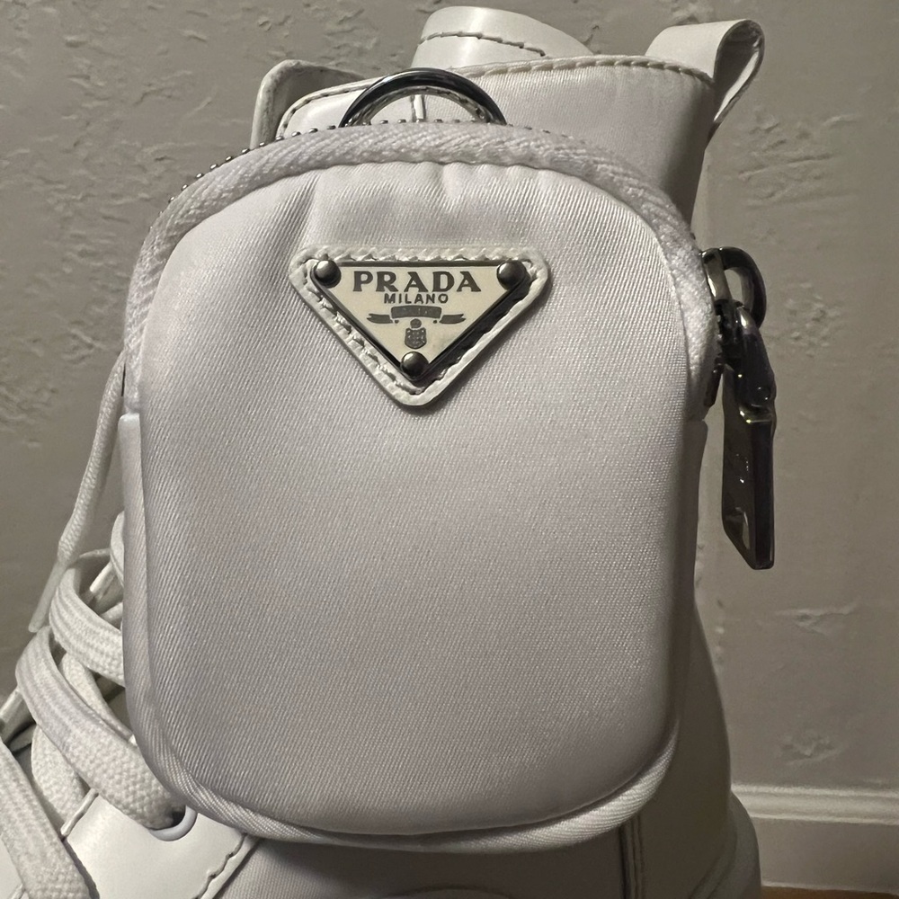 Monolith leather and Re-Nylon combat boots with pouch - Picture 4 of 4